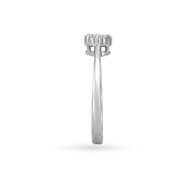 Seven Stone White Platinum Finger Ring,,hi-res image number null