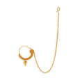 Traditional Floral Gold Nath,,hi-res image number null