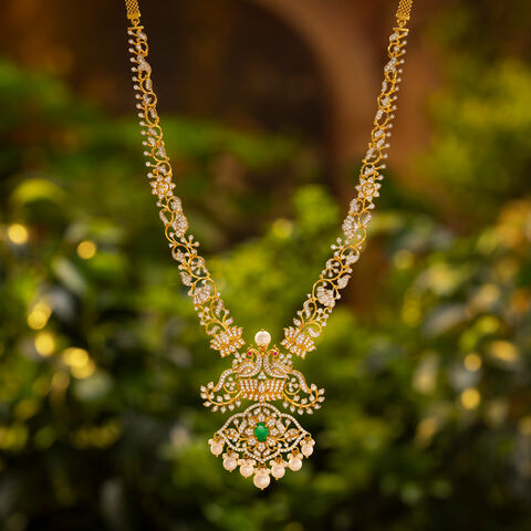 Regal Layers Diamond Necklace Set