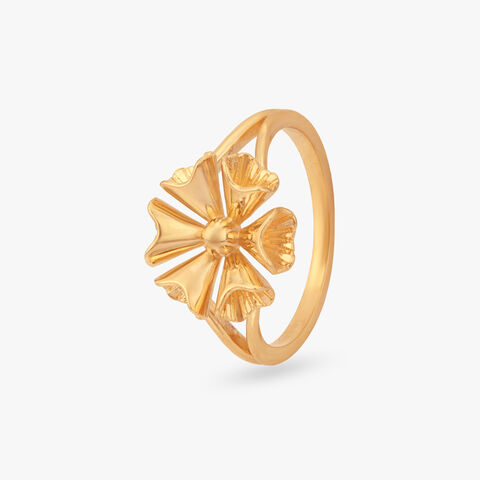 Blossom Crown Gold Ring
