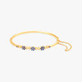 Enchanting Floral Sapphire Bangle,,hi-res image number null