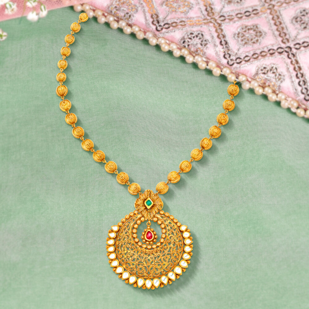 Chand bali necklace set online