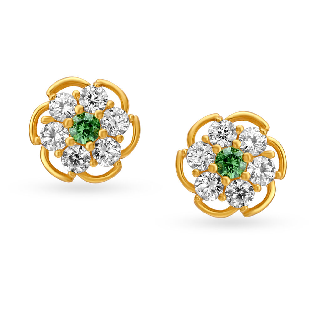 Diamond earrings for babies tanishq hot sale