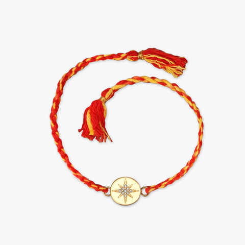 Stellar Embrace Silver Rakhi