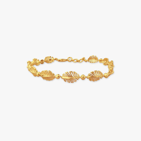 Leafy Trails Gold Bracelet