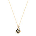 18 KT Yellow Gold Geometric Glow Diamond Pendant with Chain,,hi-res image number null