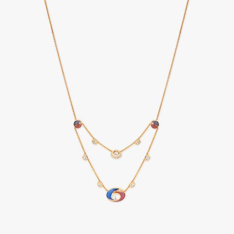 Yin and Yang Necklace Set