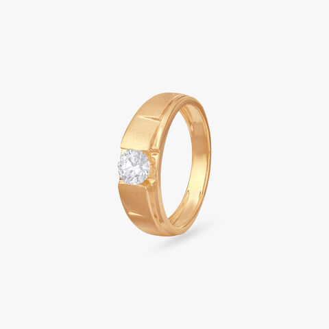 Timeless Valor Solitaire Ring for Men