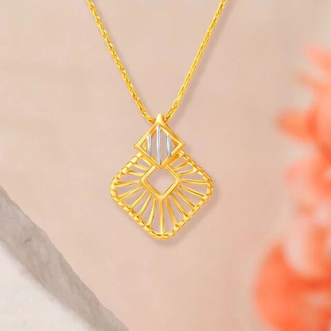 Surreal Gold Pendant