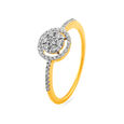 Ethereal 18 Karat Gold And Diamond Finger Ring,,hi-res image number null