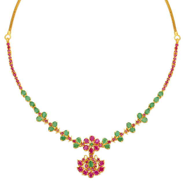 Entrancing Emerald and Ruby Necklace,,hi-res image number null