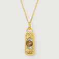 Whimsical Wonder 18KT Chain Lemon Topaz  Pendant with chain,,hi-res image number null