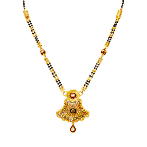 Floral Traditional Gold Mangalsutra