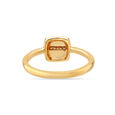 18 KT Yellow Gold Abstract Glimmer Diamond Ring,,hi-res image number null