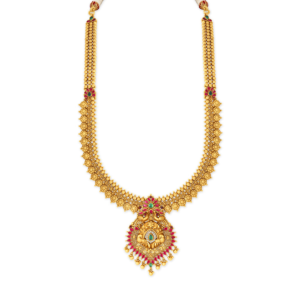Imposing Gold Antique Finish Haram