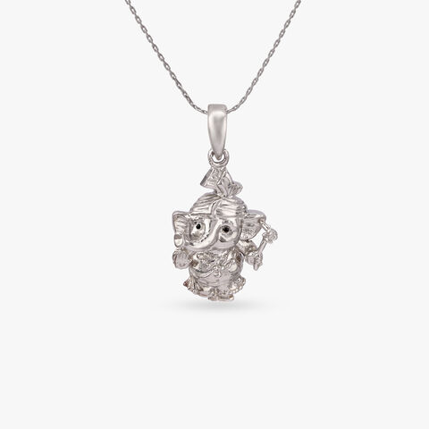 Ganesha Magic Silver Pendant