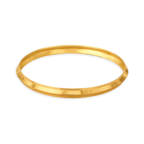 Minimalistic Gold Kada for Men