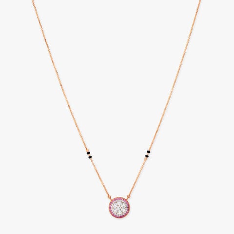 Rosette Orbit Diamond Mangalsutra