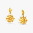 Traditional Flowers Drop Earrings,,hi-res image number null