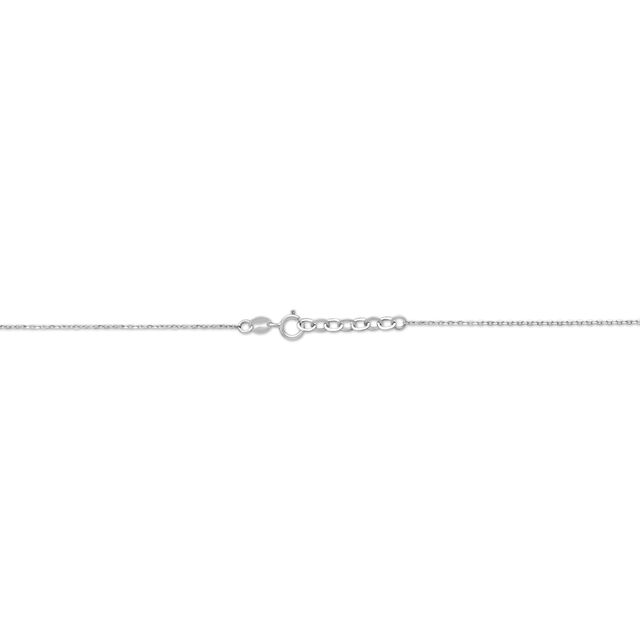 Romantic White Gold and Diamond Pendant with Chain,,hi-res image number null