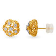 Contemporary Elaborate Diamond Stud Earrings,,hi-res image number null
