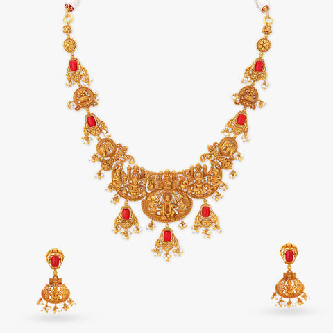 Goddess Grace Gold Haram Set
