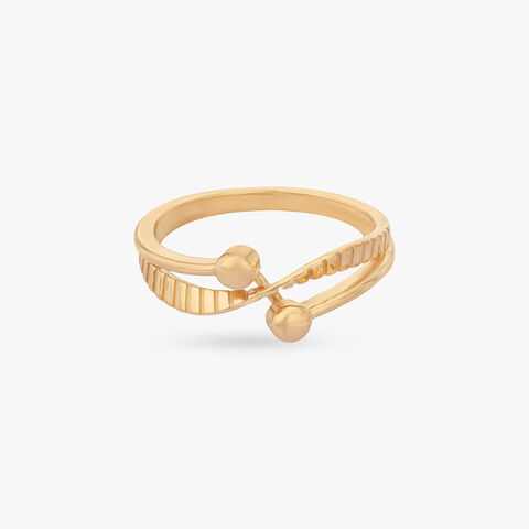 Interwoven Twist Gold Ring