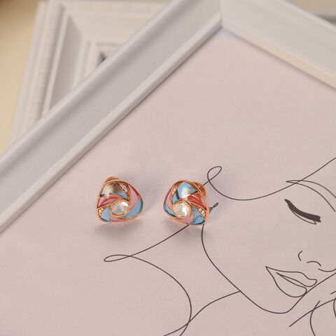 Angular Mystery Stud Earrings