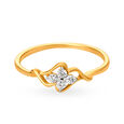 Gorgeous 18 Karat Yellow Gold And Diamond Interlock Ring,,hi-res image number null