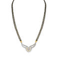 Classic Subtle Gold and Diamond Mangalsutra,,hi-res image number null