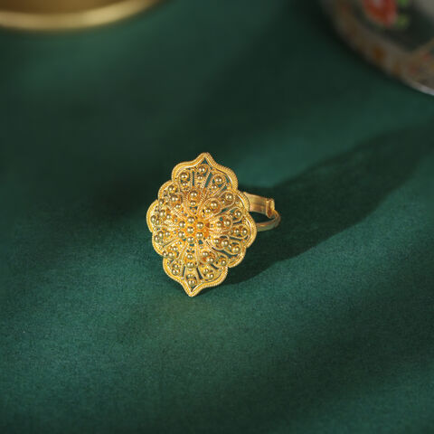 Regal Intricate Gold Ring