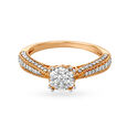 Exquisite Rose Gold and Diamond Ring,,hi-res image number null