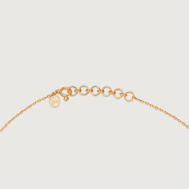 Twilight Crescent 14KT Double Layered Necklace,,hi-res image number null