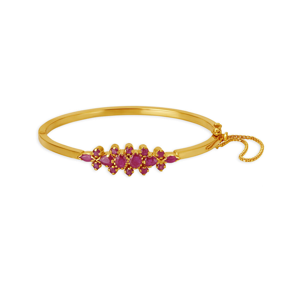 Tanishq gold store ruby bangles
