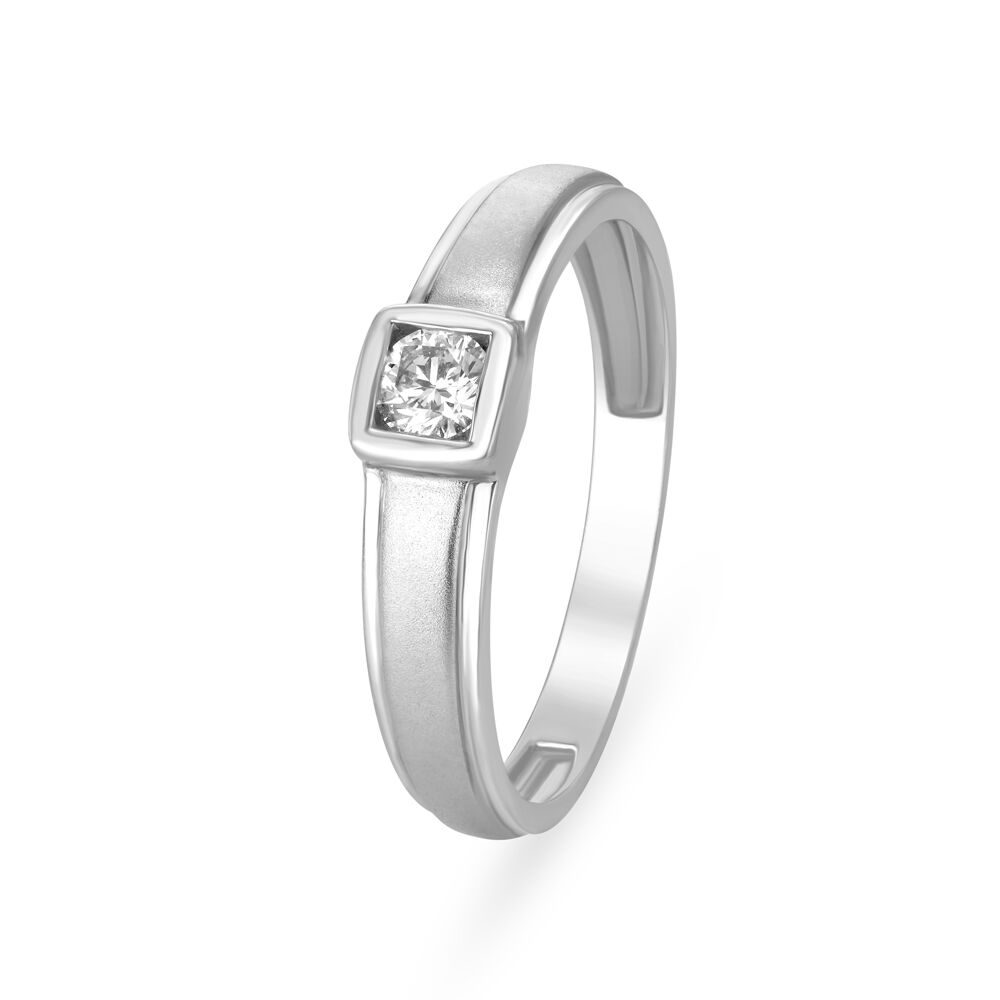 Buy TANISHQ 950 Platinum Diamond Ring 16.40 mm Online - Best Price TANISHQ  950 Platinum Diamond Ring 16.40 mm - Justdial Shop Online.