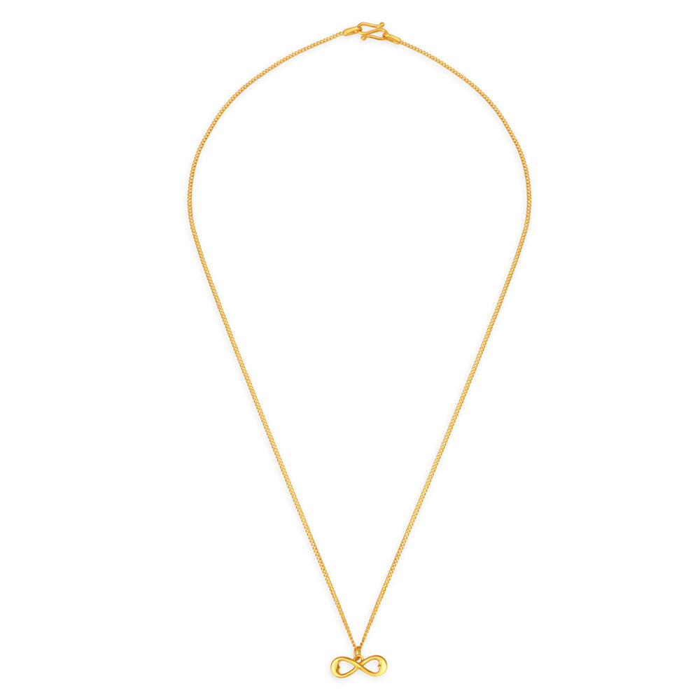 Infinity pendant gold tanishq on sale
