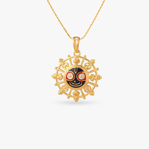 Celestial Jagannath Gold Pendant