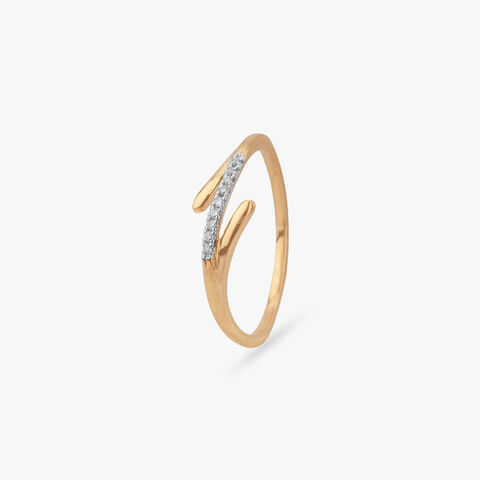 Drift Curve Diamond Ring