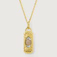 Enchanted Transformation 18KT Chain White Moon Stone  Pendant with chain,,hi-res image number null