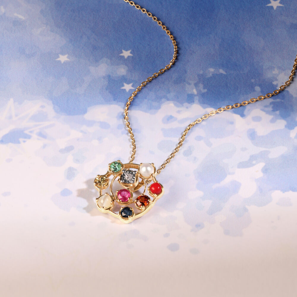 Navratna necklace clearance tanishq