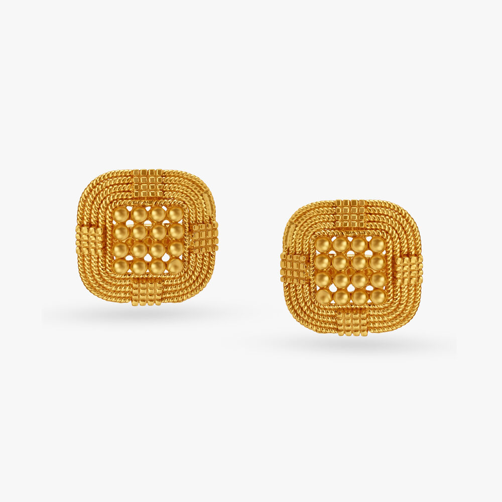 Gold Filagree Coin Earring – Kramer Drive