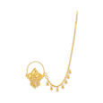 Spectacular Gold Nath for the Bengali Bride,,hi-res image number null