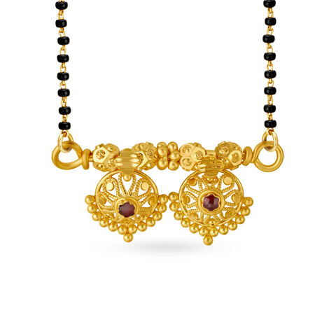 Glimmering Gold Pendant