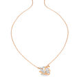 14KT Rose Gold Catch Me If You Can Diamond Pendant With Chain,,hi-res image number null