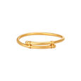 Contemporary Plain Gold Bangle for Kids,,hi-res image number null