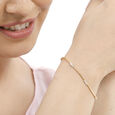 14KT Yellow Gold Diamond Bracelet,,hi-res image number null