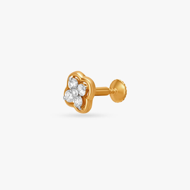 Nose Pins Buy Gold and Diamond Nose Pins Online Tanishq