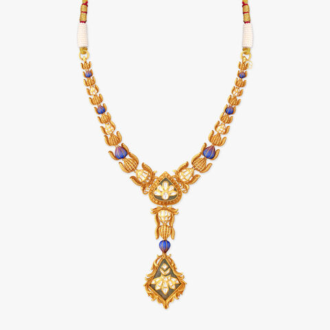 Cosmic Streak Gold Necklace Set
