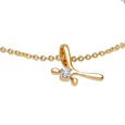 Mamma Mia 14 KT Yellow Gold Soft Aesthetics Bracelet for Kids,,hi-res image number null