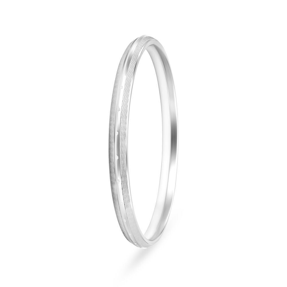 Tanishq silver kada for man top